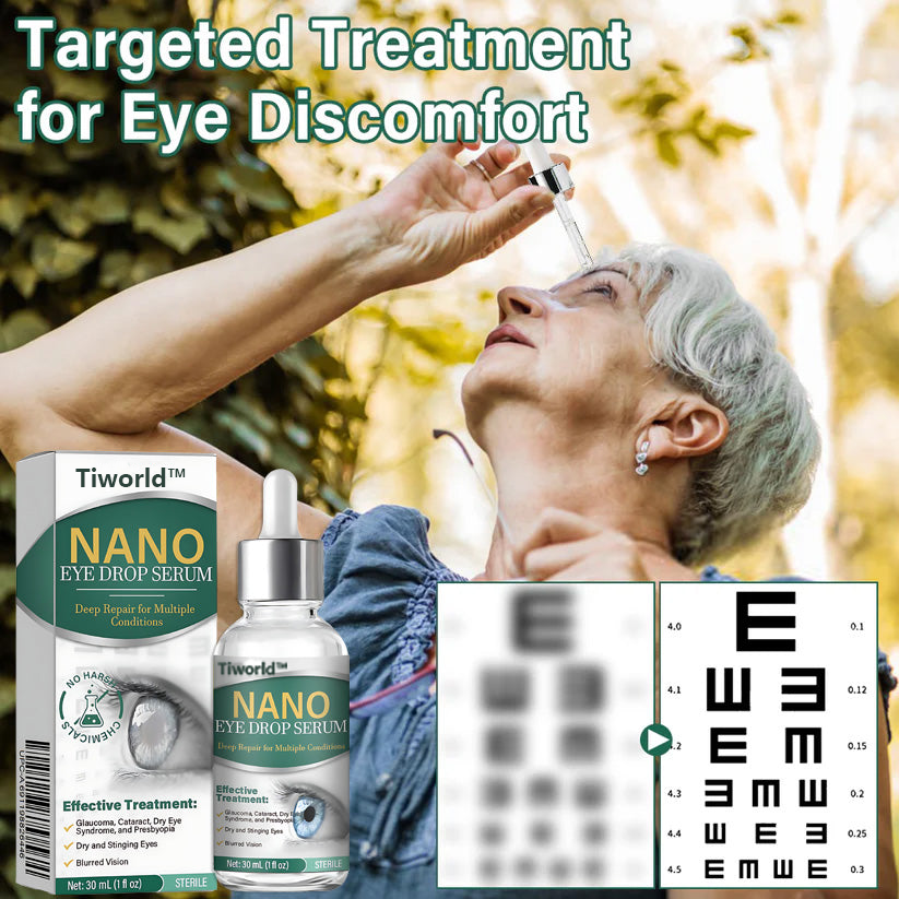 👩‍⚕️Tiworld™ Nano Eye Drops Serum ✅FDA Approved(Suitable for presbyopia, dry eye syndrome, glaucoma, and cataracts) 👀